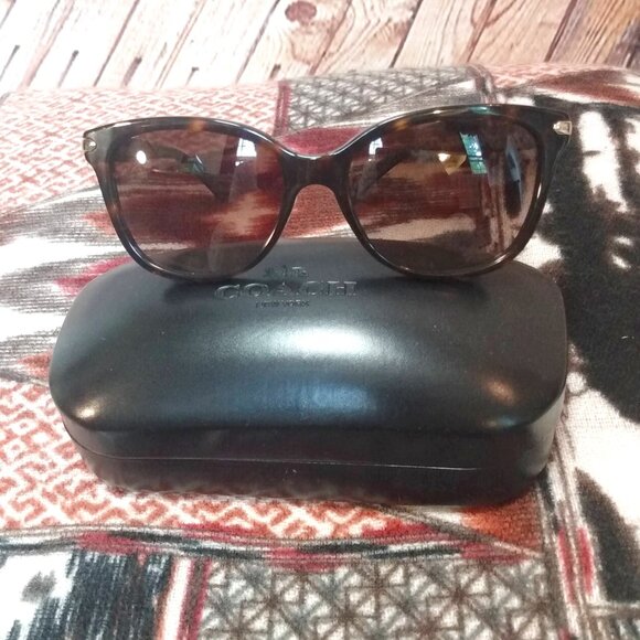 New Coach Brown Frame Prescription/Sunglasses Frames w/Logo - Picture 1 of 6